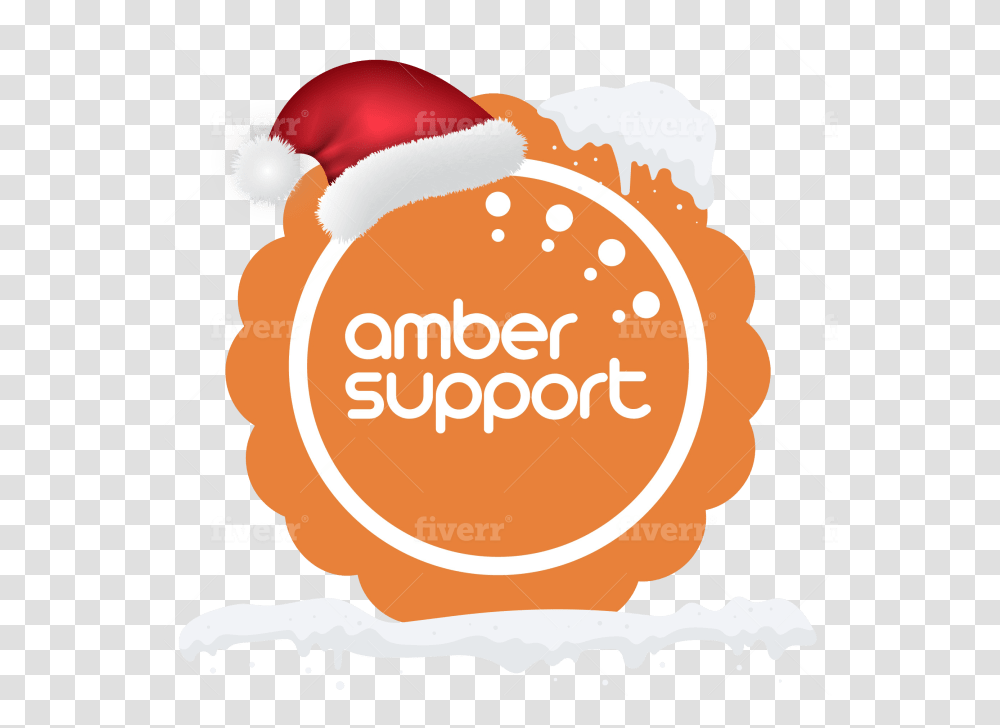 Put Christmas Hat And Snow Effect To Your Logo Illustration, Text, Advertisement, Birthday Cake, Dessert Transparent Png