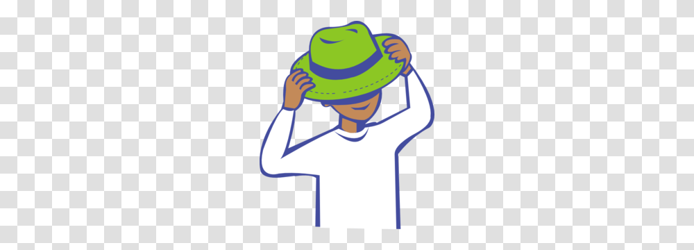 Put On Hat Clip Art, Apparel, Helmet, Hardhat Transparent Png