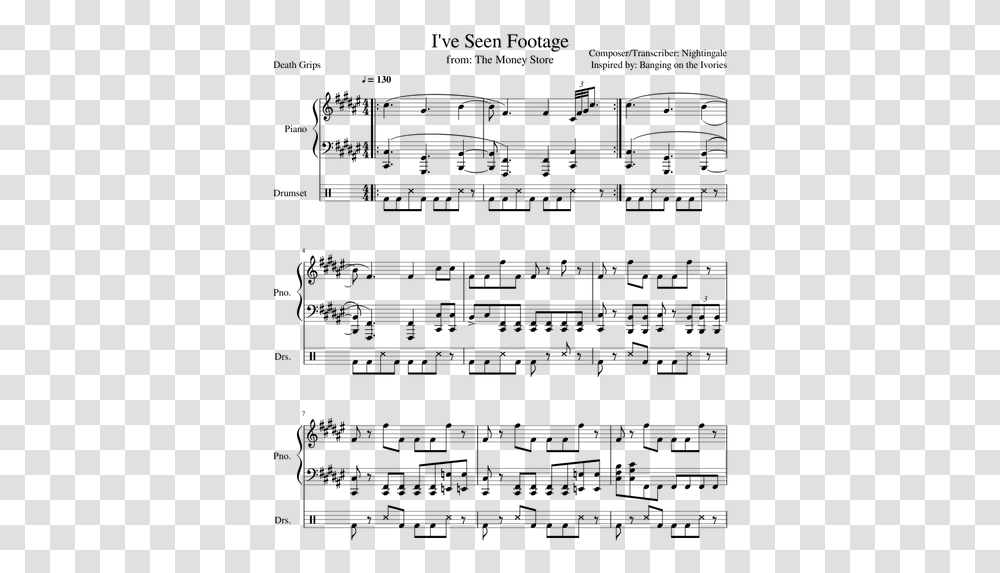 Put Your Head On My Shoulder Sheet Music, Gray, World Of Warcraft Transparent Png