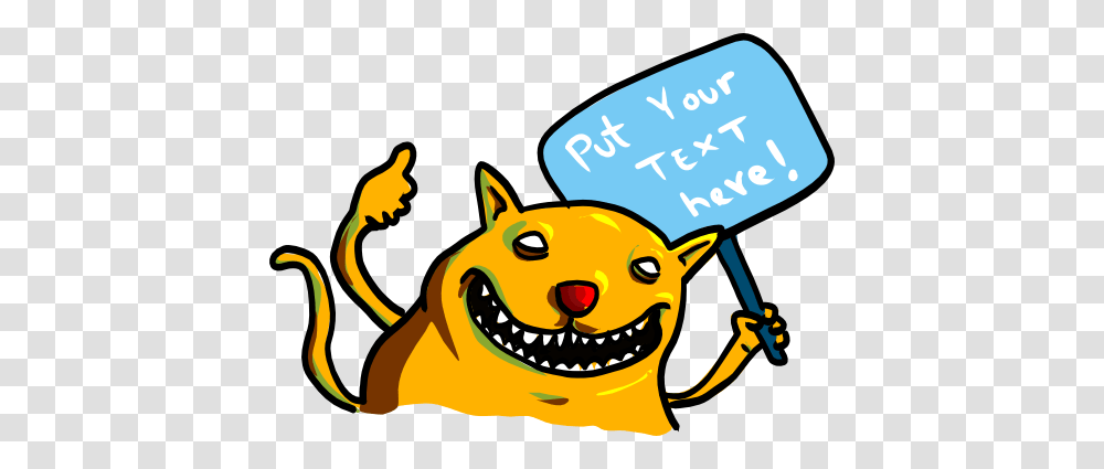 Put Your Text Here Clipart, Label, Pet, Animal Transparent Png