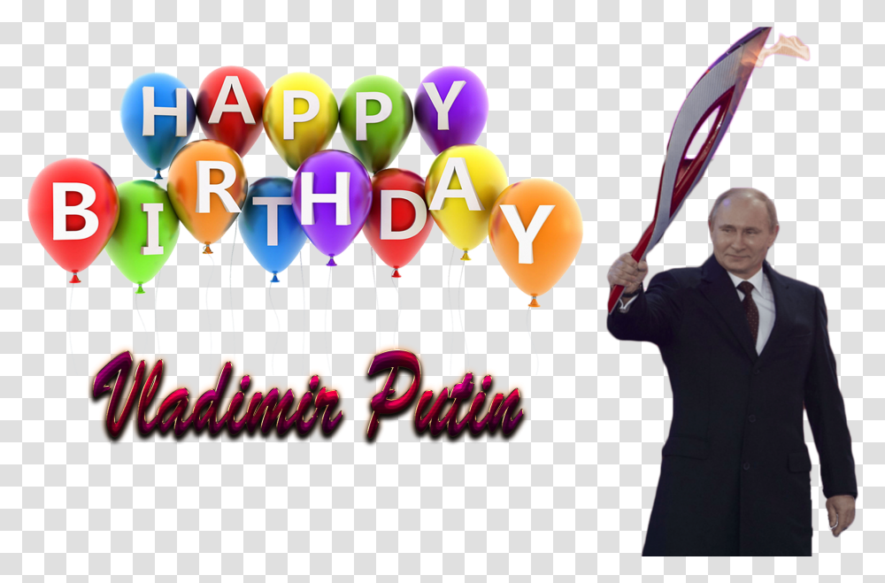 Putin Balloon, Tie, Accessories, Accessory, Person Transparent Png