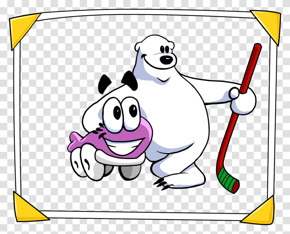 Putt Putt And Maurice After A Game Of Ice Hockey Humongous Fan, Leisure Activities, Snowman, Outdoors, Nature Transparent Png