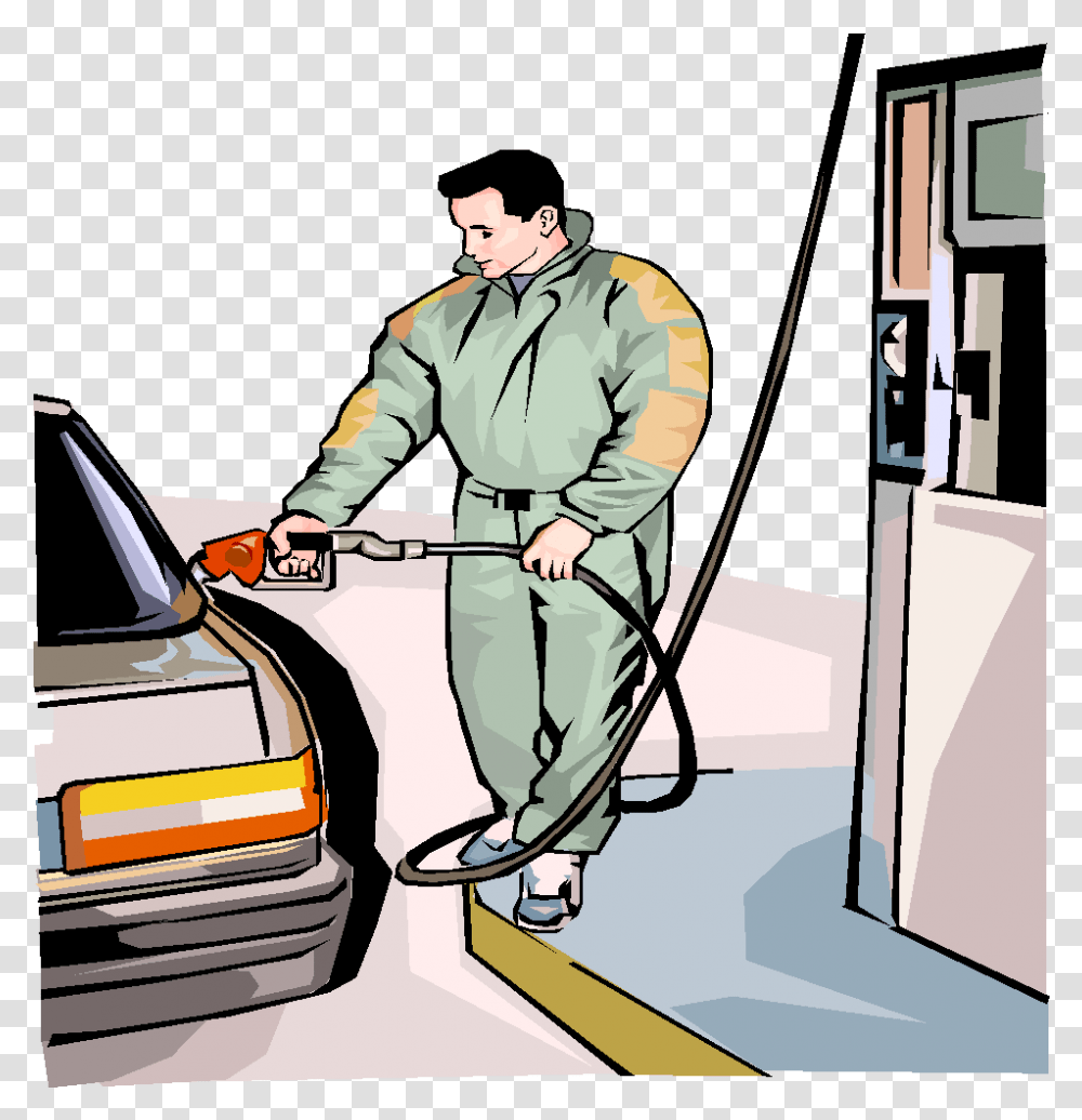 Putting Gas In The Car, Person, Human, Machine, Gas Pump Transparent Png