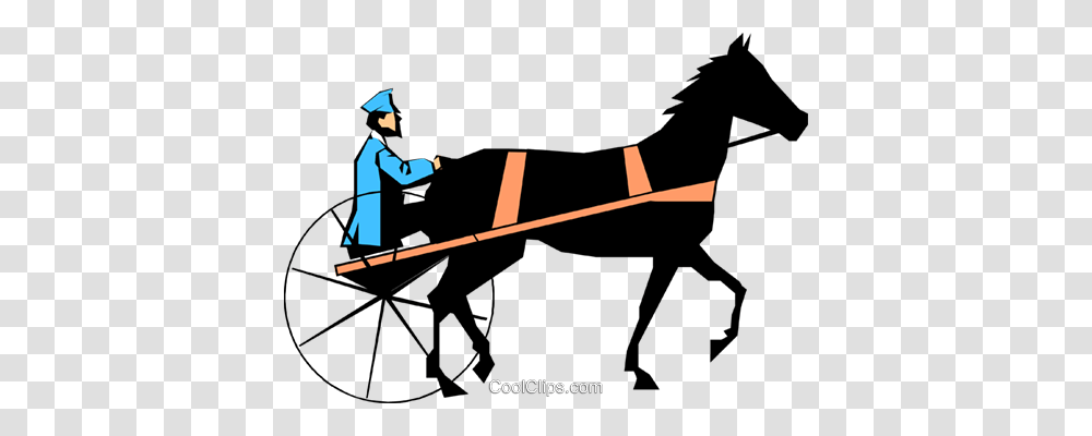 Putting The Horse Before The Cart Royalty Free Vector Clip Art, Horse Cart, Wagon, Vehicle, Transportation Transparent Png