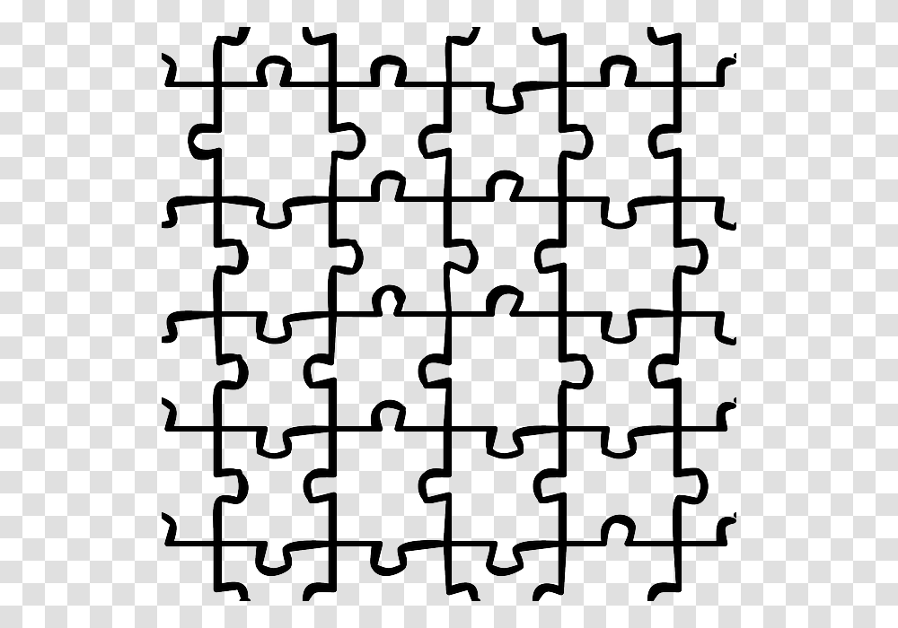 Puzzle Clipart Black And White, Jigsaw Puzzle, Game Transparent Png