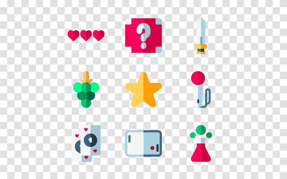 Puzzle Icons, Star Symbol, Number Transparent Png