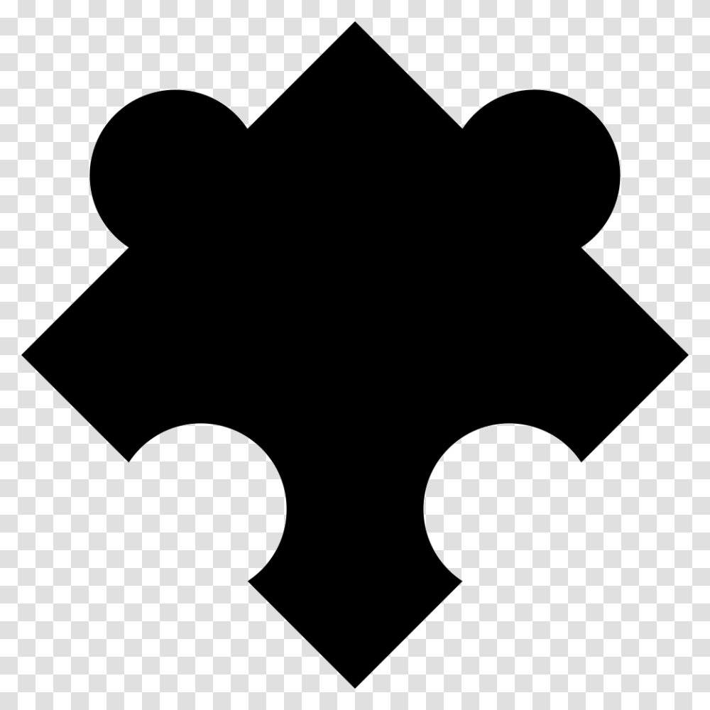 Puzzle Piece Black Silhouette Shape Icon Free Download, Axe, Tool, Batman Logo Transparent Png