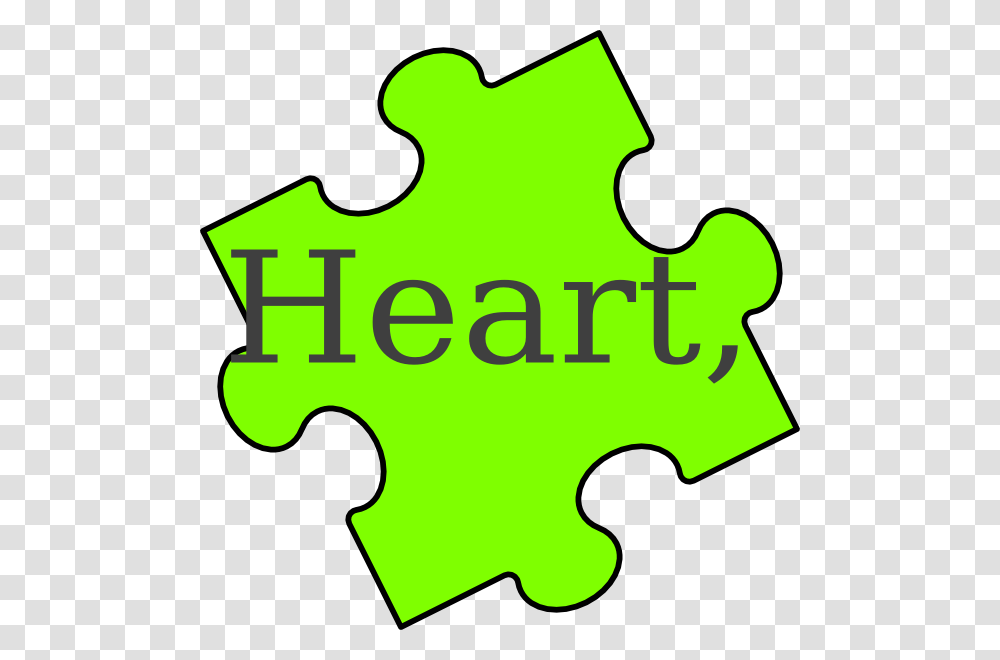Puzzle Piece Heart Svg Clip Arts Green Puzzle Piece Clipart, Jigsaw Puzzle, Game, Leaf, Plant Transparent Png