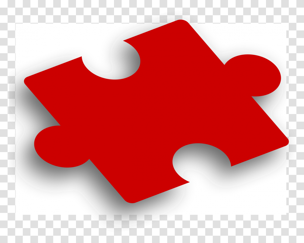 Puzzle Piece Red Clip Arts Pice De Puzzle Rouge, Game, Jigsaw Puzzle, Leaf, Plant Transparent Png