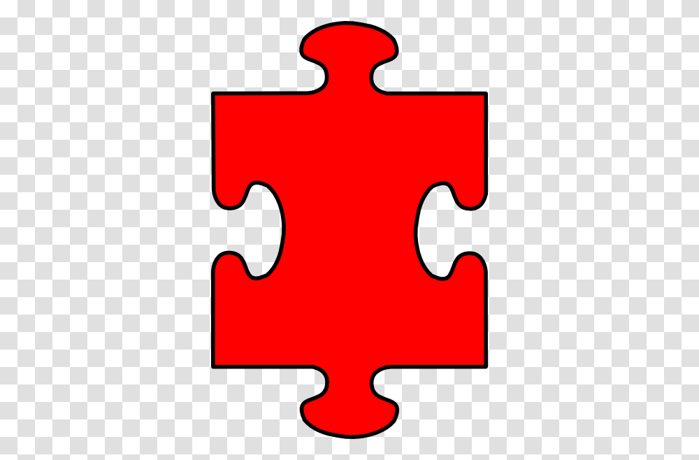 Puzzle Piece Red With Black Clip Art, Jigsaw Puzzle, Game, Cow, Cattle Transparent Png