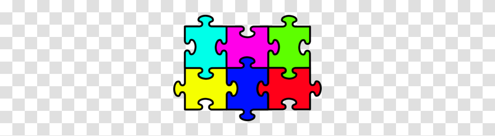 Puzzle Six Pieces Clip Art, Jigsaw Puzzle, Game, Fire Truck, Vehicle Transparent Png