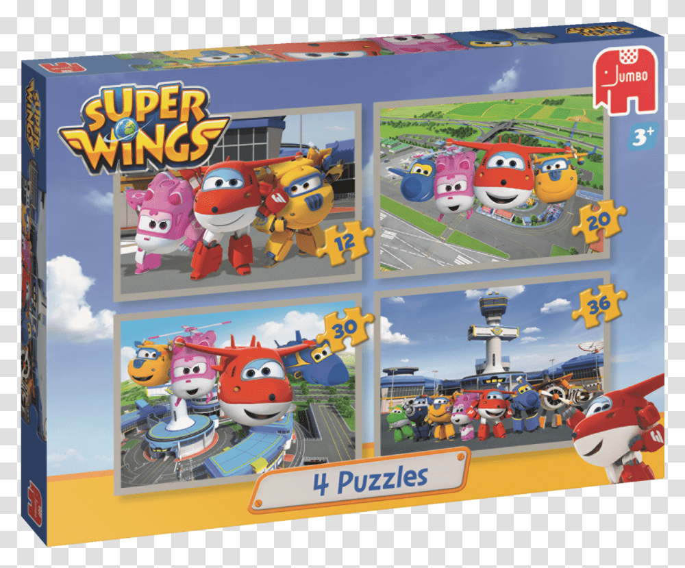 Puzzle Super Wings, Toy, Pac Man Transparent Png