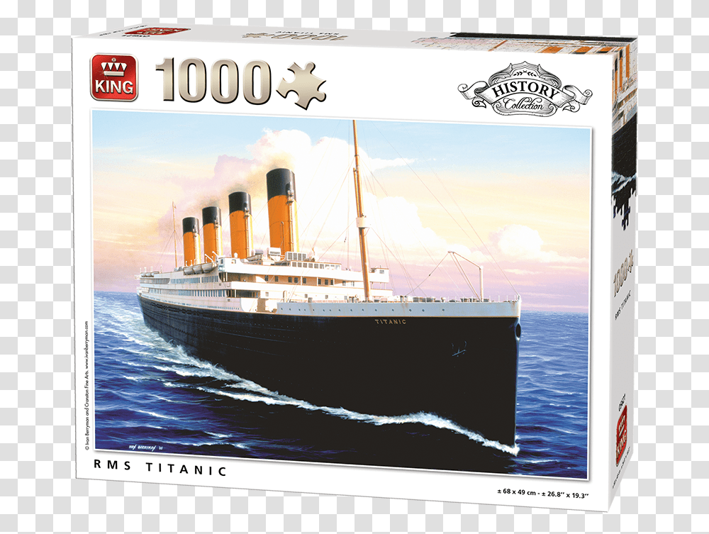 Puzzle Titanic, Boat, Vehicle, Transportation, Steamer Transparent Png