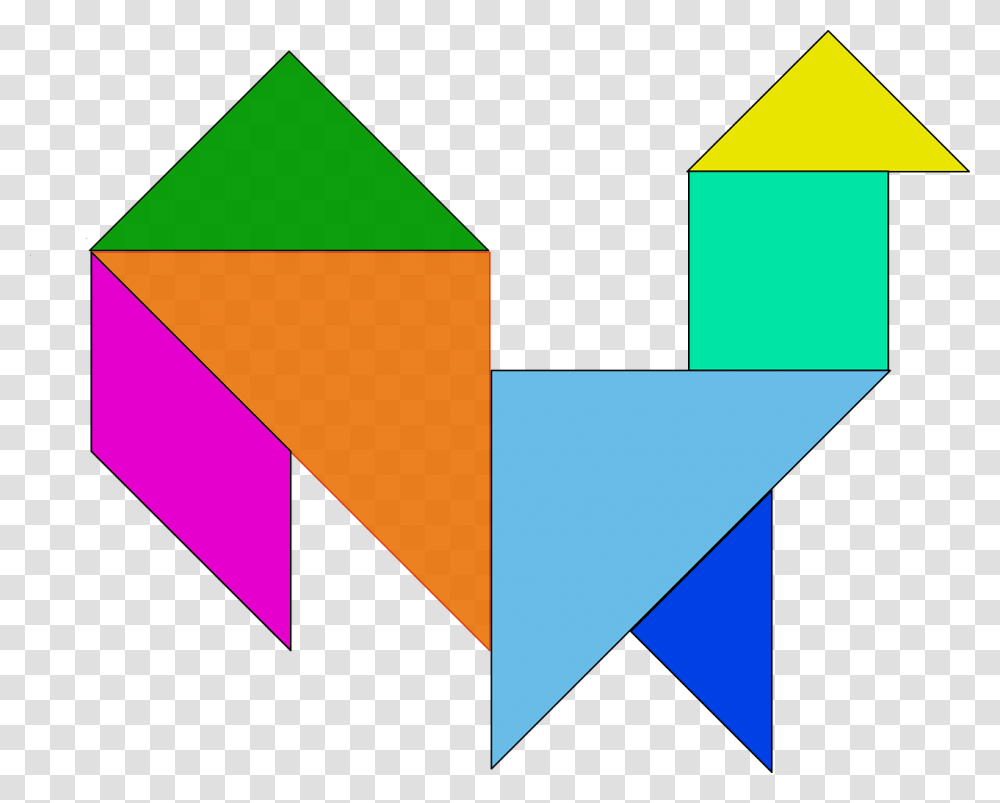 Puzzles Tangram Clipart, Triangle, Modern Art, Envelope Transparent Png