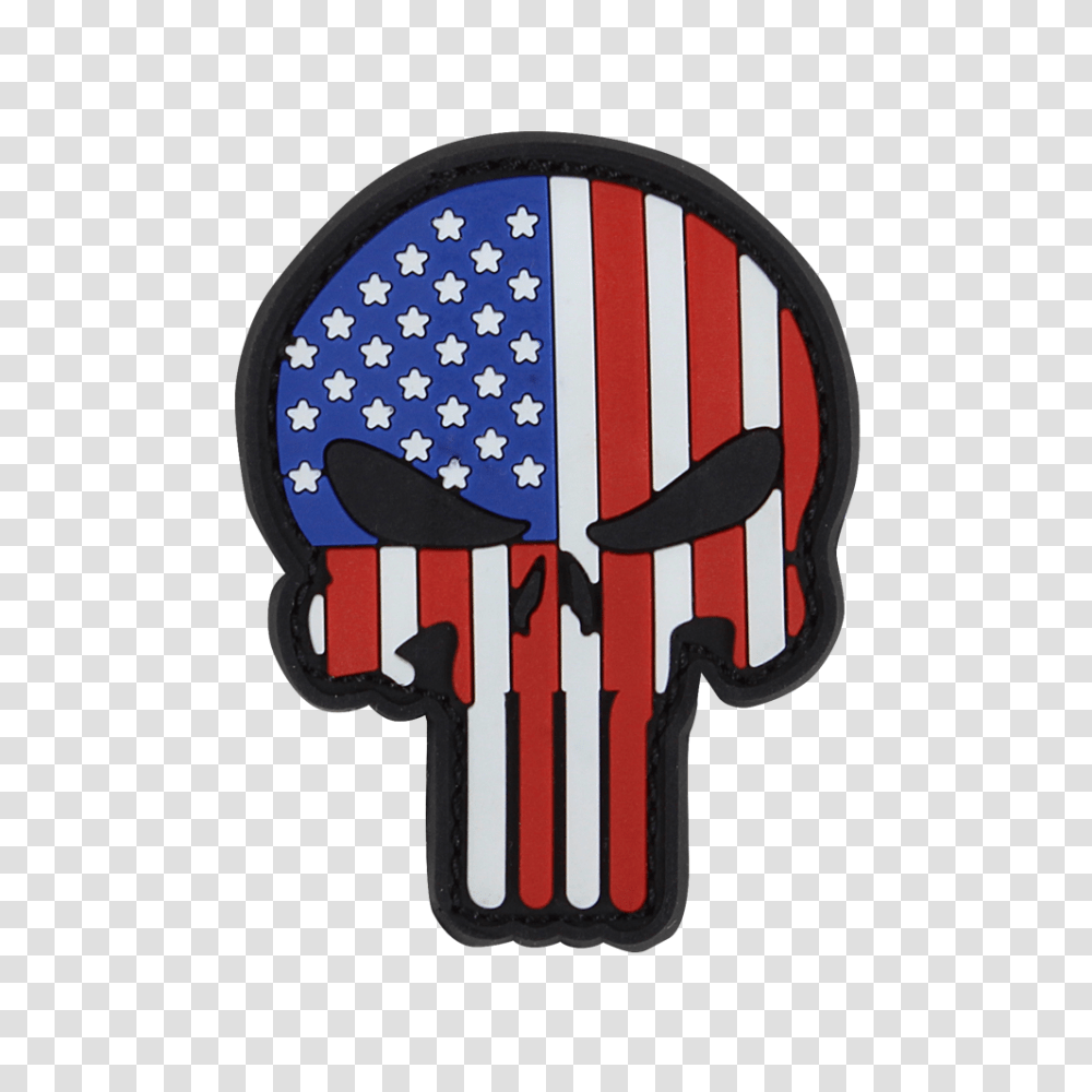 Pvc Punisher Patches, Flag, American Flag Transparent Png