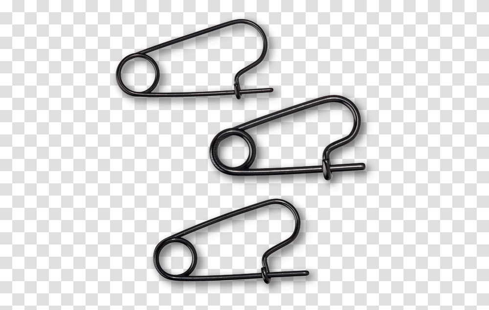 Pvd Black Steel Safety Pin Circle, Weapon, Weaponry, Scissors, Blade Transparent Png