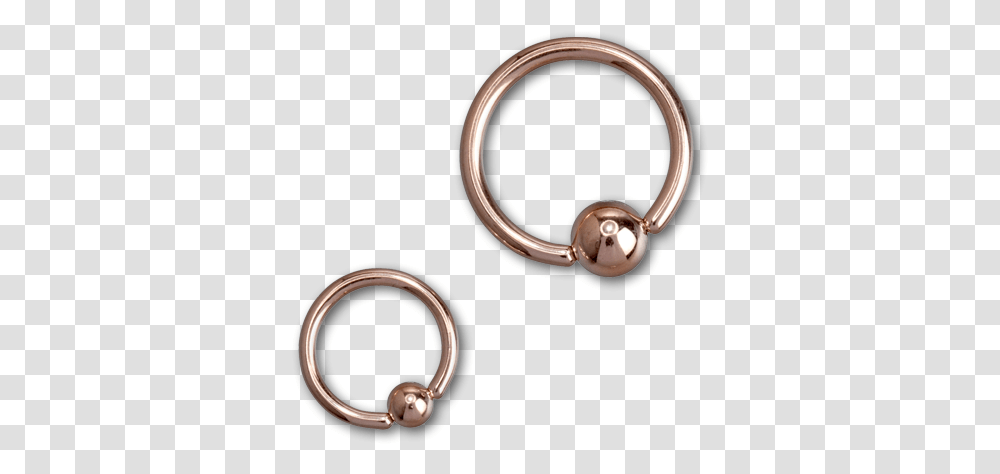 Pvd Rose Gold Steel Ball Closure Ring Body Jewelry, Cuff, Accessories, Accessory, Bracelet Transparent Png