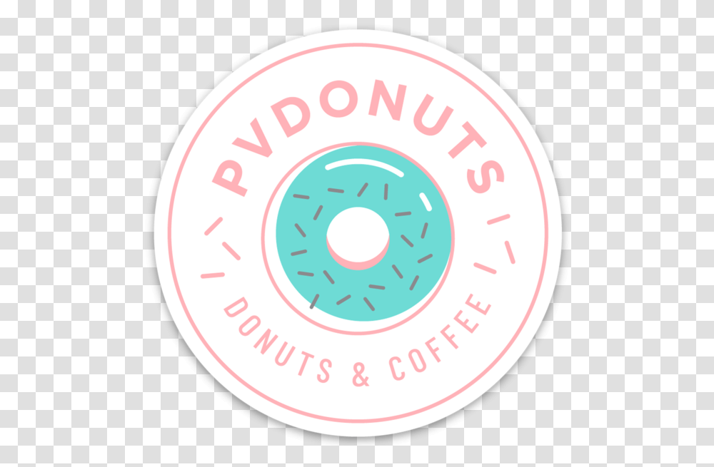Pvdonuts Donut Logo, Text, Label, Frisbee, Toy Transparent Png