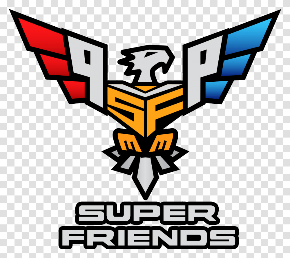 Pvp Super Friends Super Friends Name Logo, Emblem, Poster Transparent Png