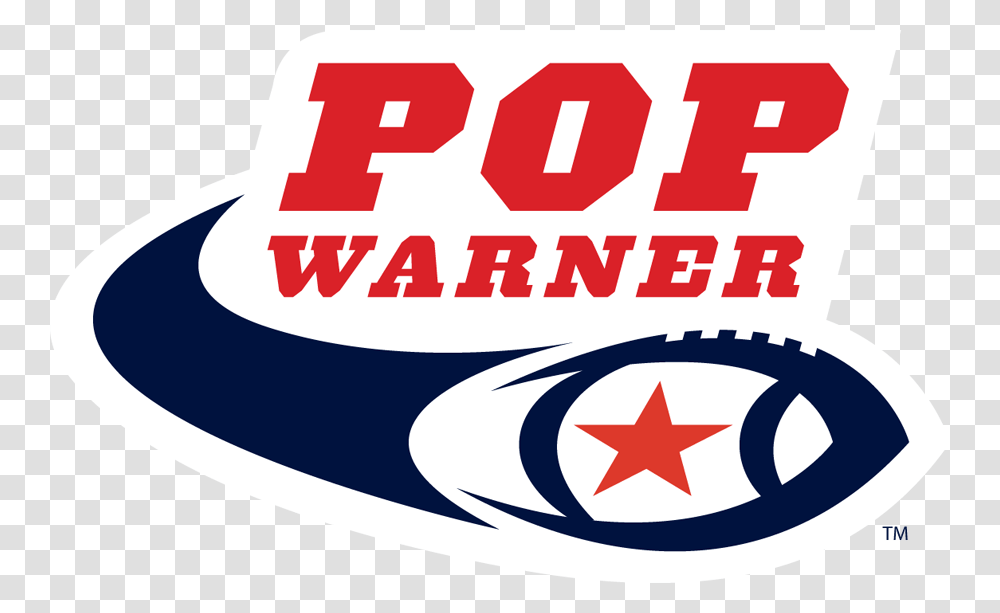 Pw 1 Football Cl Lg Cny Pop Warner Football, Star Symbol, First Aid Transparent Png
