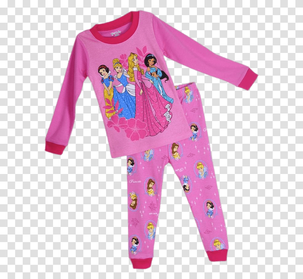 Pyjamas Disney Princesses Pyjama For Kids, Apparel, Pajamas, Person Transparent Png