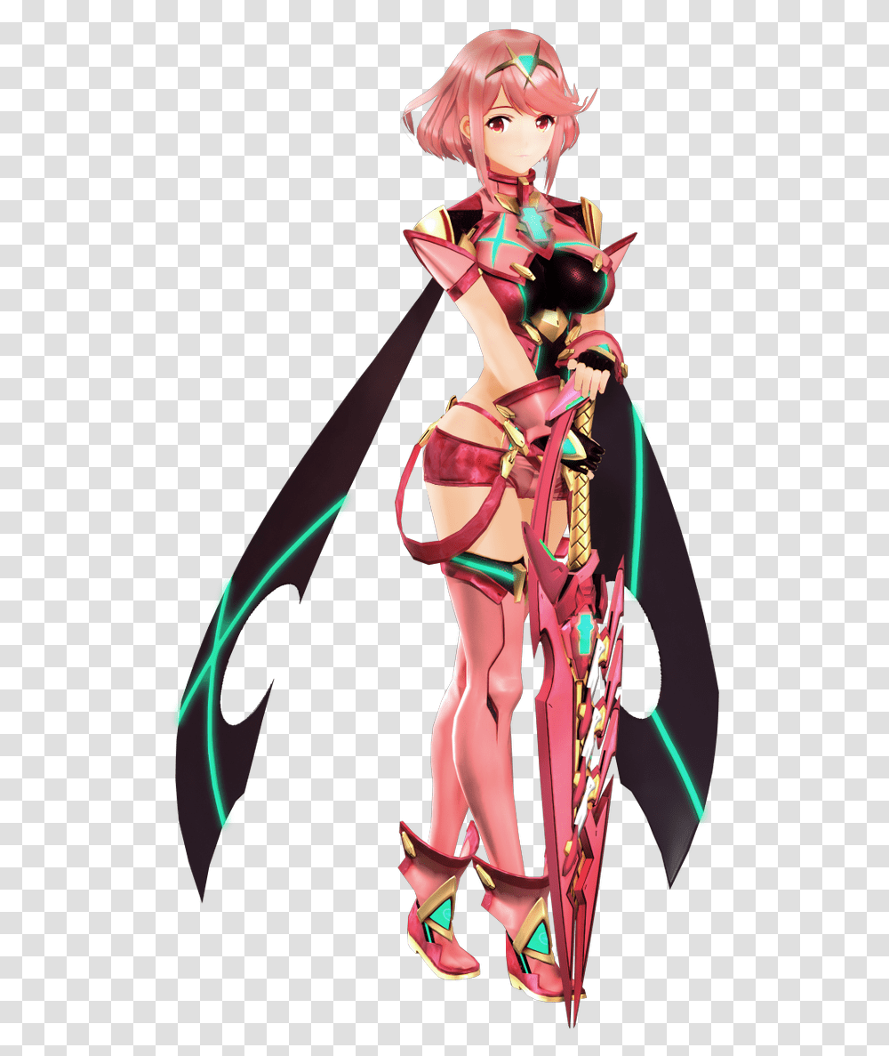 Pyra 3d Model Xenoblade, Doll, Toy, Person, Human Transparent Png