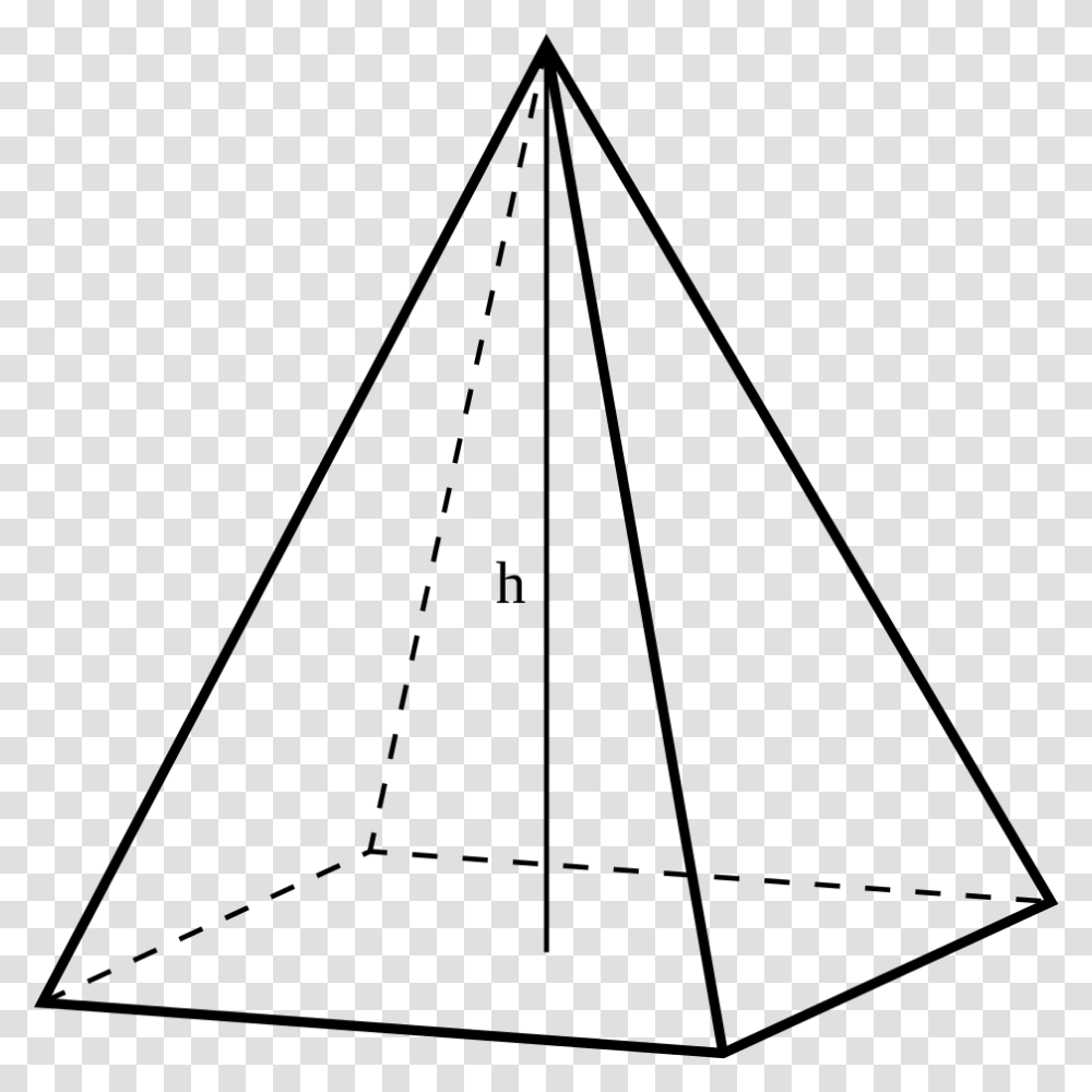 Pyramid Clip Black And White Sketch Huge Freebie Triangle, Gray, World Of Warcraft Transparent Png