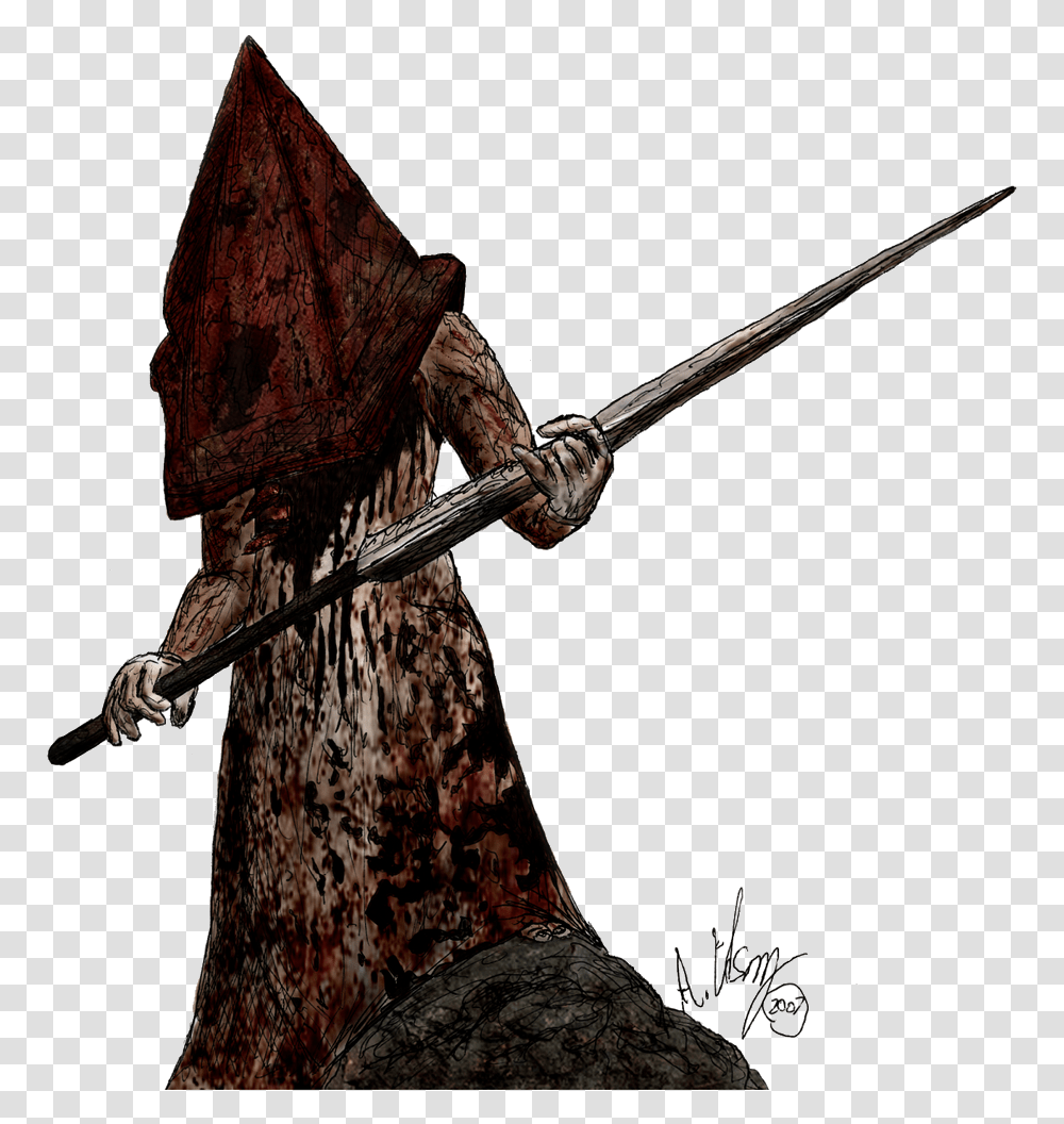 Pyramid Head Image Silent Hill Pyramid Head, Weapon, Weaponry, Bow, Sword Transparent Png
