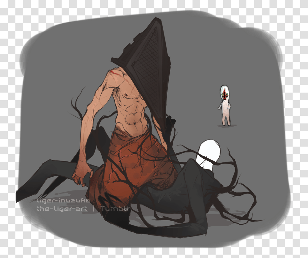 Pyramid Head Scp Pyramid Head, Person, Outdoors Transparent Png