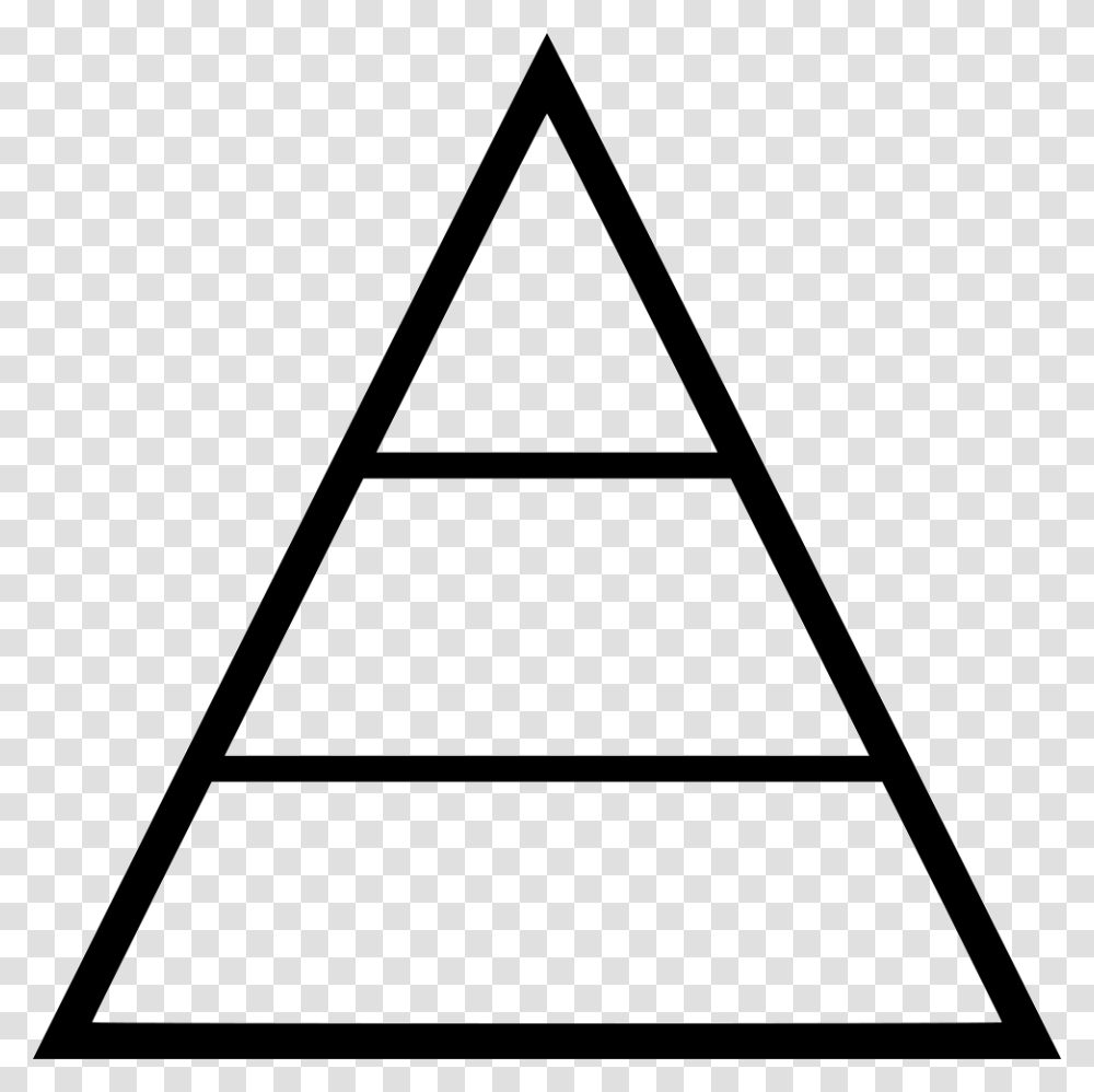 Pyramid Hierarchy Hierarchy Pyramid, Triangle Transparent Png