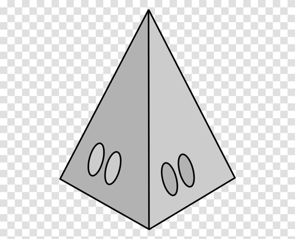Pyramid Triangle Black And White, Cone, Pattern Transparent Png