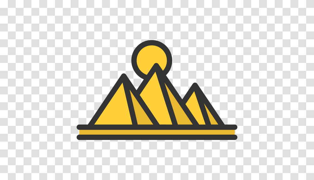 Pyramids Icon, Lighting, Outdoors, Nature Transparent Png