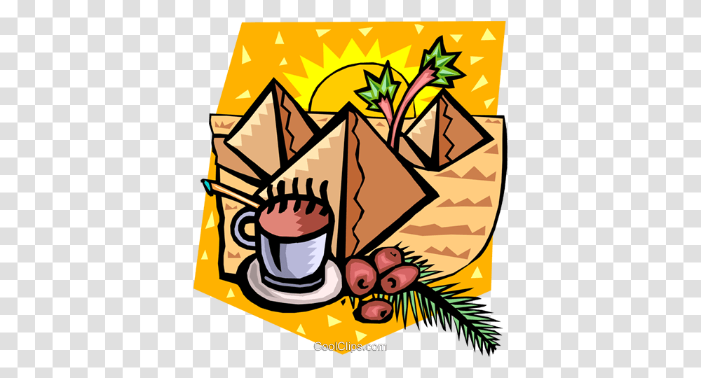 Pyramids With Coffee Beans And Espresso Royalty Free Vector Clip, Poster, Advertisement Transparent Png