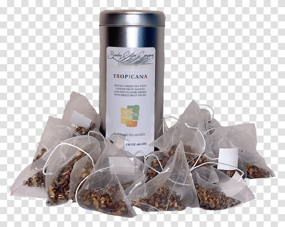 Pyramind Sachets Black Tea, Bottle, Aluminium, Tin, Plant Transparent Png