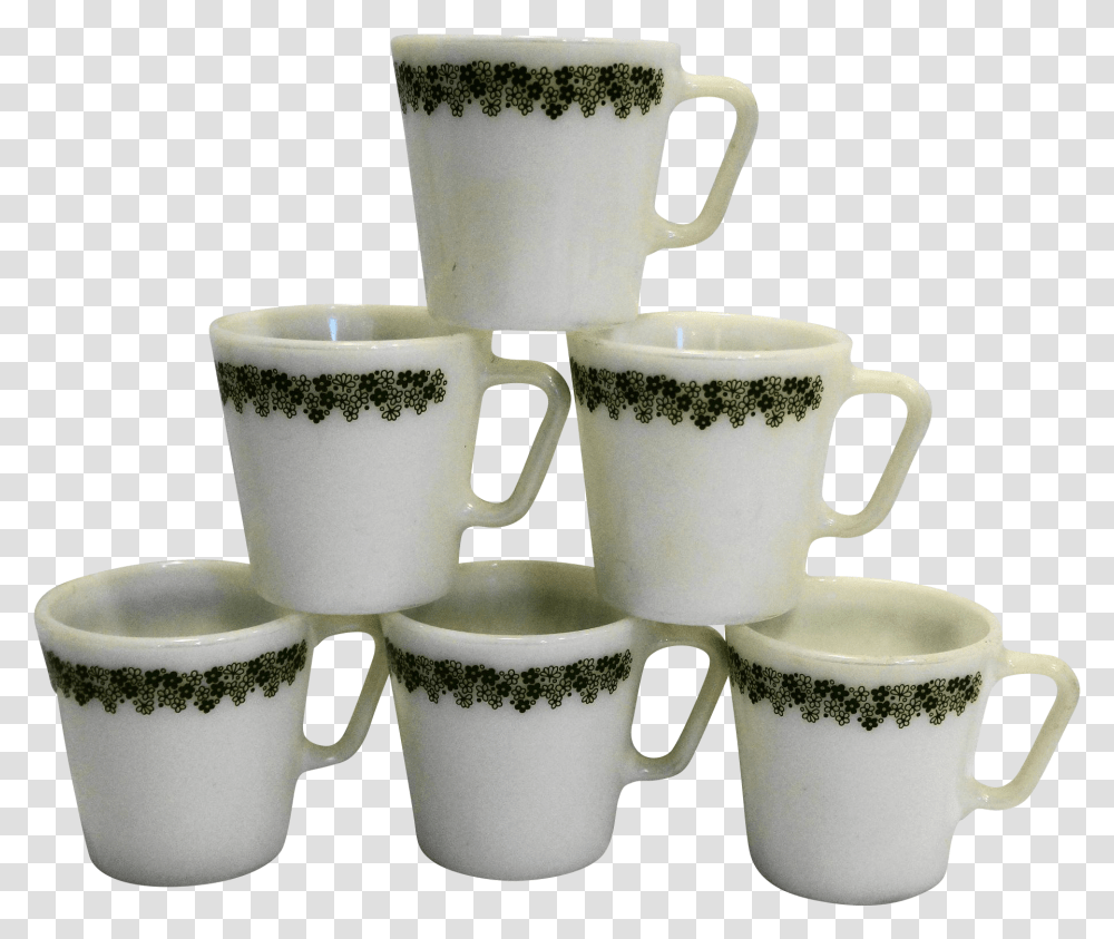 Pyrex Spring Blossom Crazy Daisy Green Flowers White, Coffee Cup, Snowman, Winter, Outdoors Transparent Png