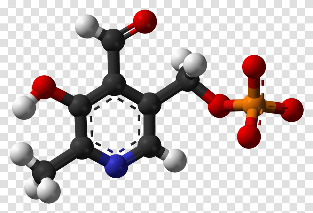 Pyridoxal Phosphate 3d Balls Ball And Stick Model Of Xylene, Toy, Sphere, Pin Transparent Png