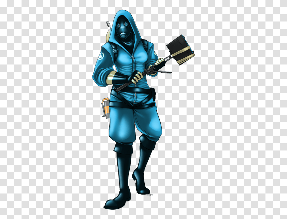 Pyro As A Female, Person, People, Costume Transparent Png
