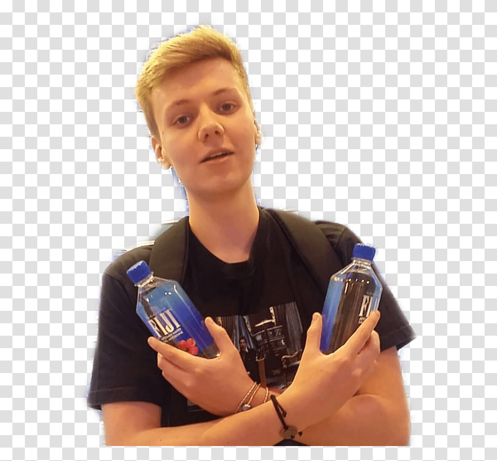 Pyro Pyrocynical Youtuber Pyrocynical Fiji, Person, Bottle, Finger Transparent Png