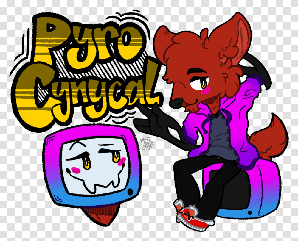 Pyrocynical Cartoon, Person, Label Transparent Png