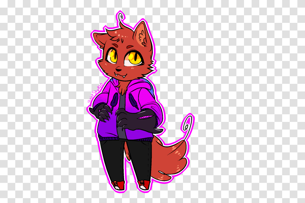 Pyrocynicaltwitter Fictional Character, Graphics, Art, Purple, Paper Transparent Png