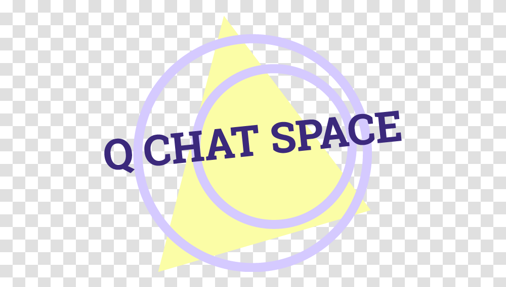 Q Chat Space Q Chat Space, Logo, Symbol, Trademark, Triangle Transparent Png