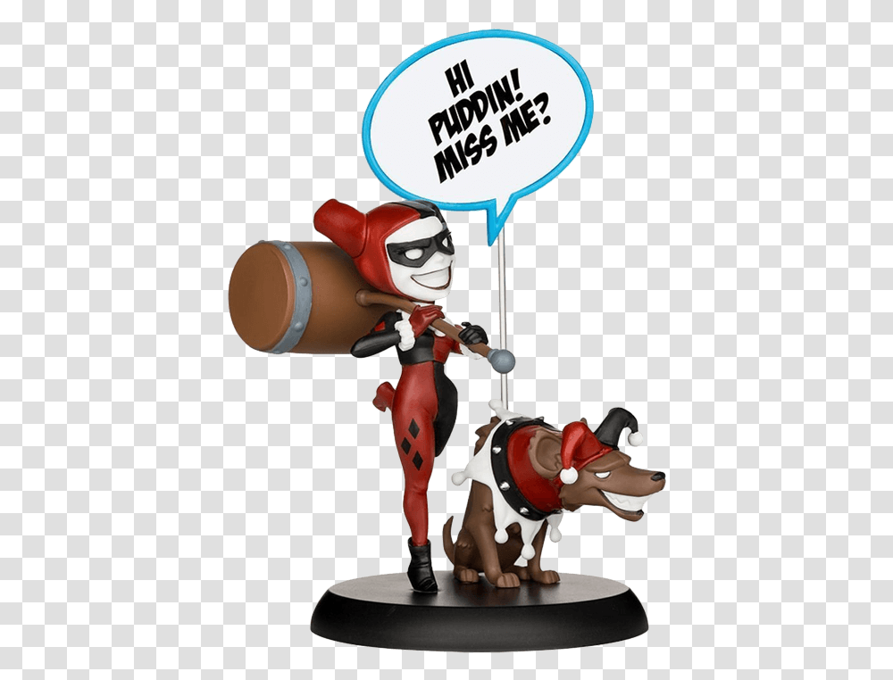 Q Fig Harley Quinn, Person, Human, Weapon, Weaponry Transparent Png