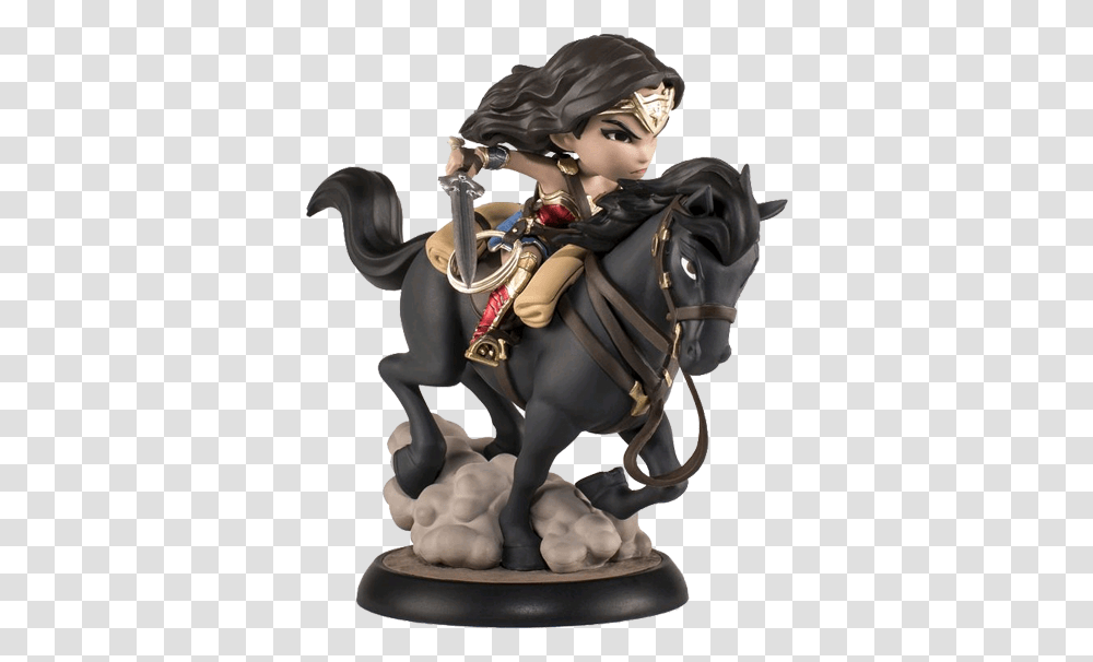 Q Fig Wonder Woman, Figurine, Person, Human, Toy Transparent Png