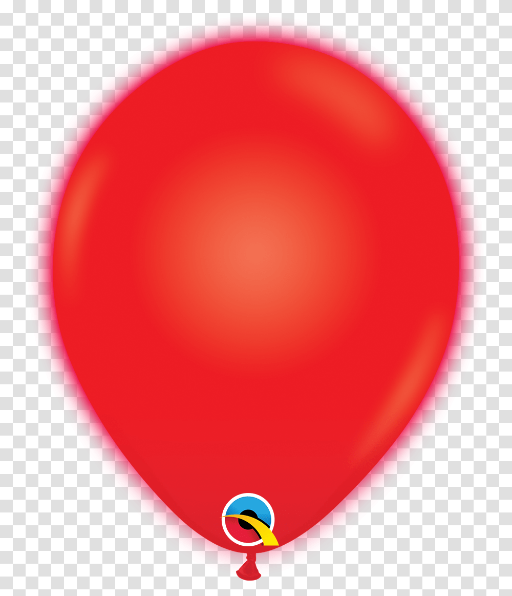 Q Lite Red 5 Count Qualatex Light Up Latex Balloons Circle Transparent Png