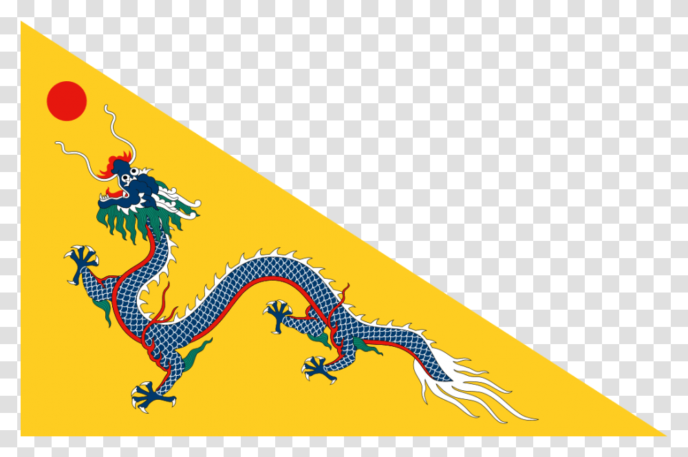 Qing Flag C Nh Thanh, Dragon Transparent Png