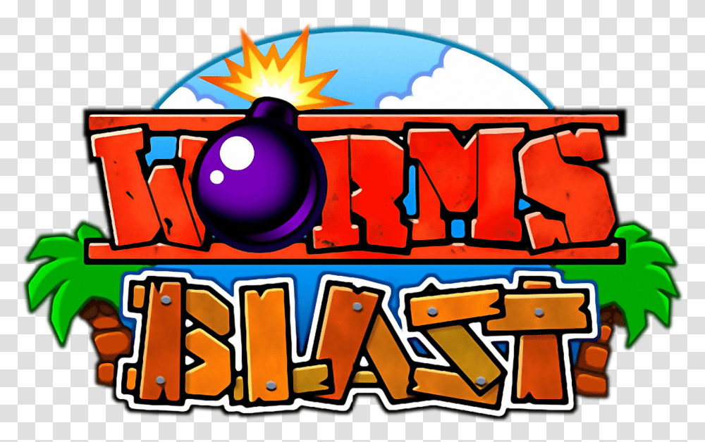 Qmmdktm Worms Blast, Pac Man, Arcade Game Machine Transparent Png