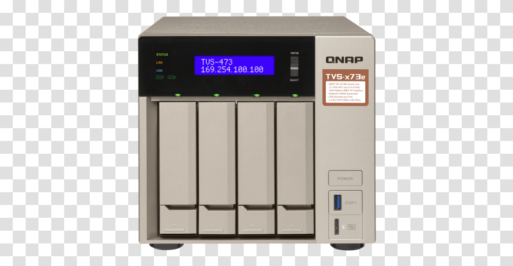Qnap Tvs 473e, Electronics, Computer, Hardware, Electrical Device Transparent Png
