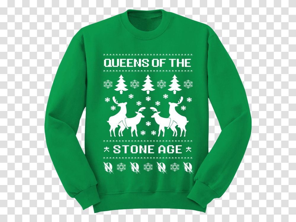 Qotsa Queens Of The Stone Age Renas, Clothing, Apparel, Sweatshirt, Sweater Transparent Png