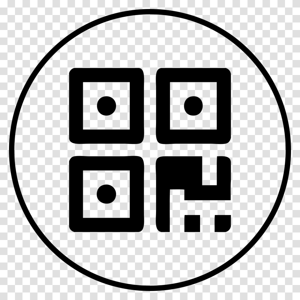 Qr Code Icon Free Download, Number, Paintball Transparent Png