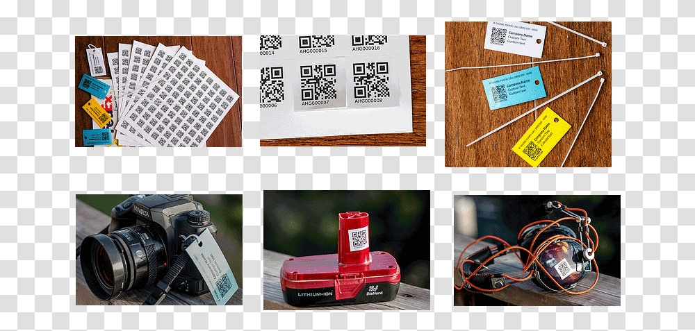 Qr Code Labels Tags Digital Slr, Camera, Electronics, Toy Transparent Png
